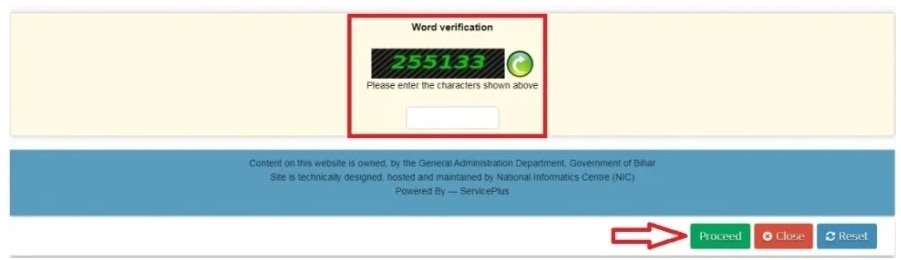 Bihar Service Plus Portal